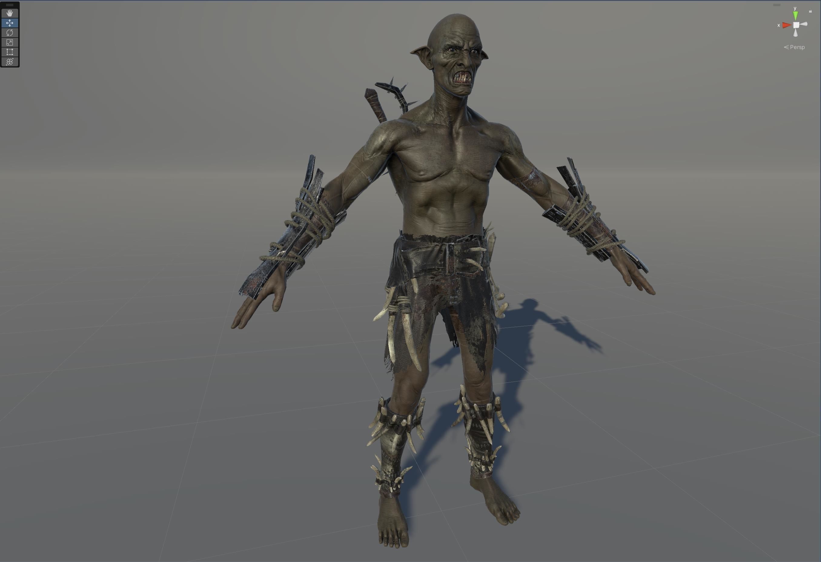 SkinnyOrc Low-poly 3D model_25