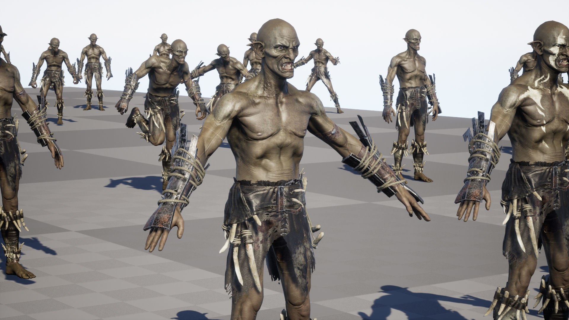 SkinnyOrc Low-poly 3D model_28