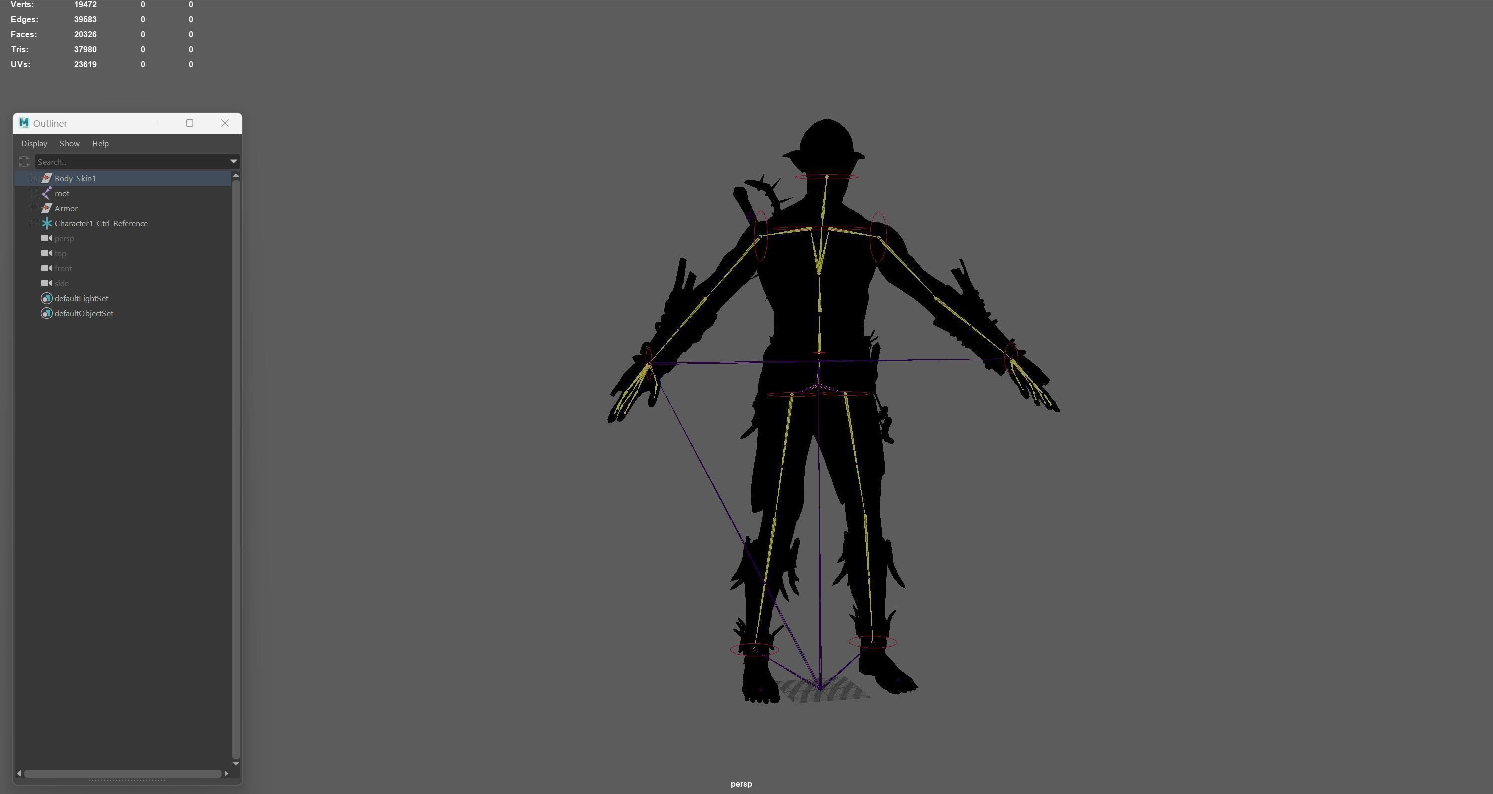 SkinnyOrc Low-poly 3D model_26