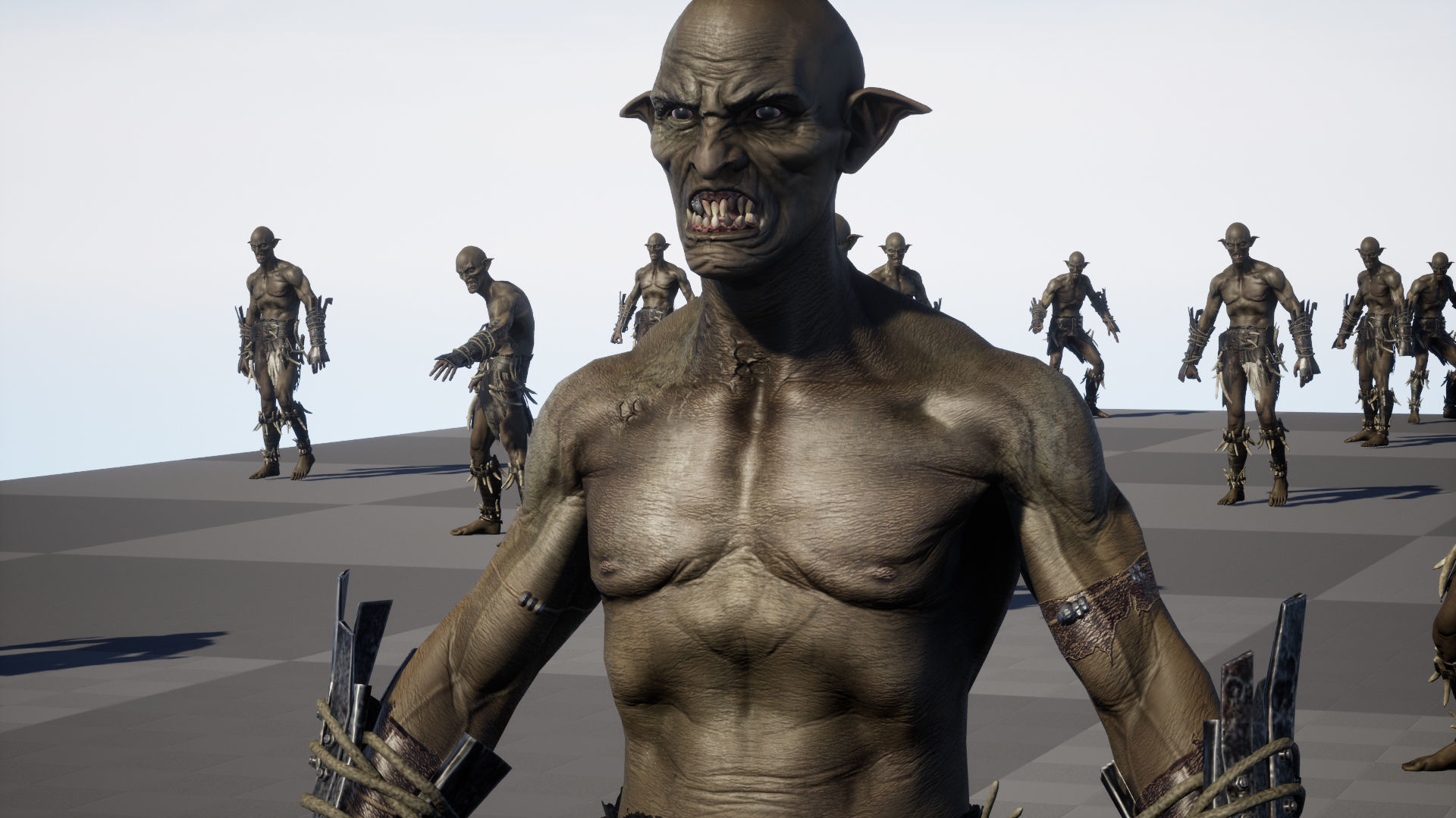 SkinnyOrc Low-poly 3D model_32