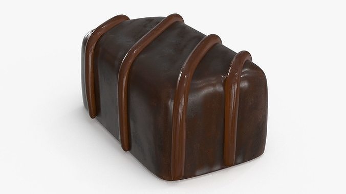Chocolate Candy v2 Low-poly 3D model 3