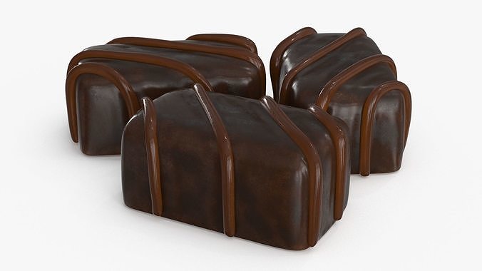 Chocolate Candy v2 Low-poly 3D model 6