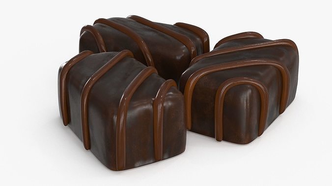 Chocolate Candy v2 Low-poly 3D model 5