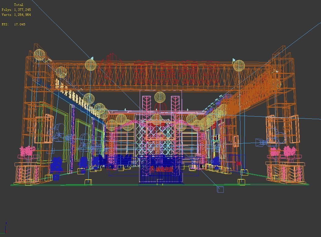 Exhibition - Area -10X19-3DMAX2009-07 3D model_2