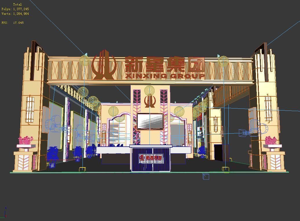 Exhibition - Area -10X19-3DMAX2009-07 3D model_3