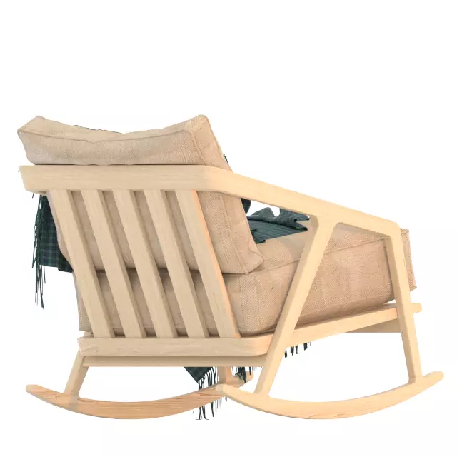 Dare Studio Katakana Rocking Chair 3D model