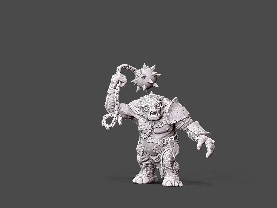 Troll - 54 mm 3D print model_1