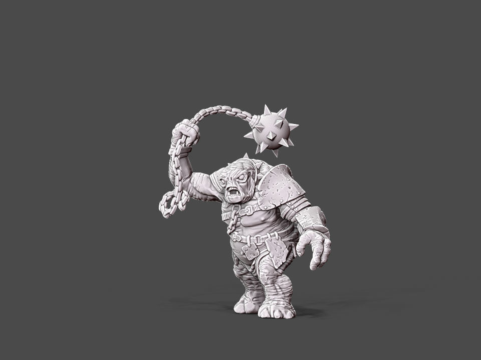 Troll - 54 mm 3D print model_5