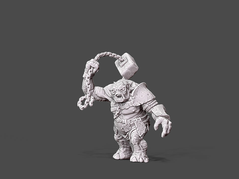 Troll - 54 mm 3D print model_8