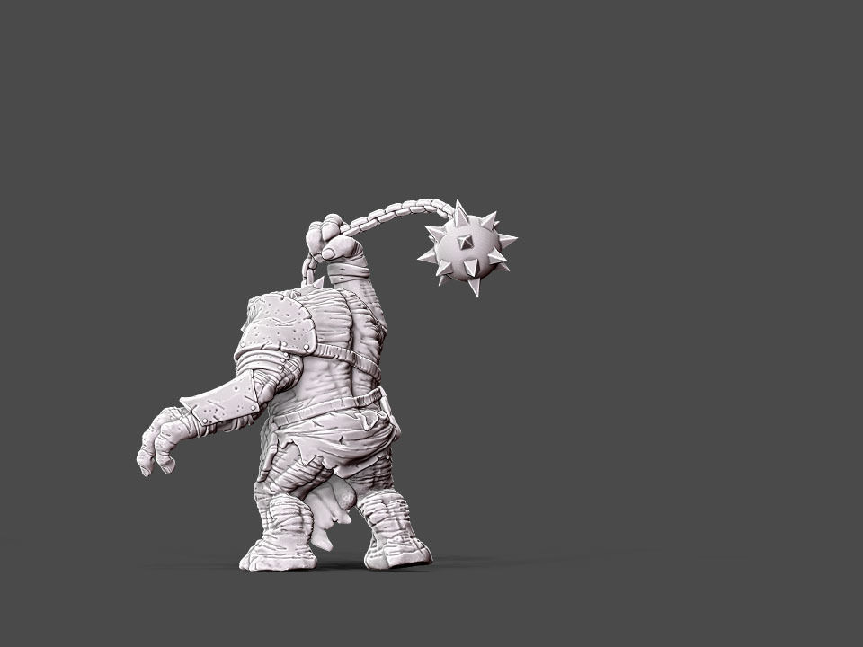 Troll - 54 mm 3D print model_4