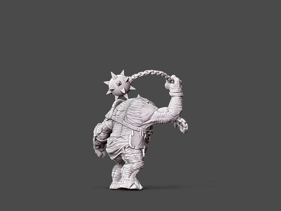 Troll - 54 mm 3D print model_3
