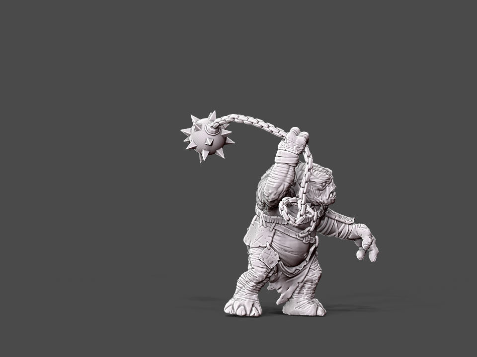 Troll - 54 mm 3D print model_2