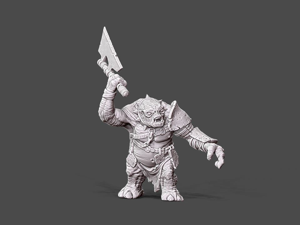 Troll - 54 mm 3D print model_12