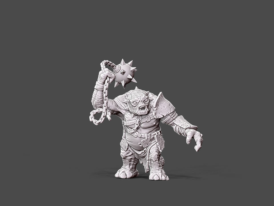 Troll - 54 mm 3D print model_6