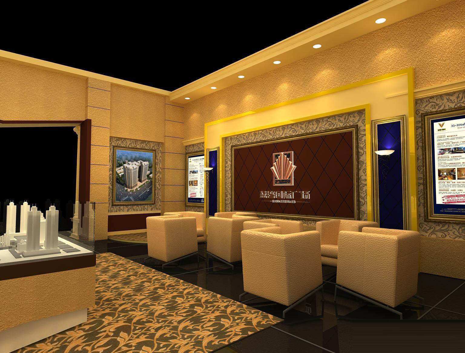 Exhibition - Area - 11X11-3DMAX2009-017 3D model_2