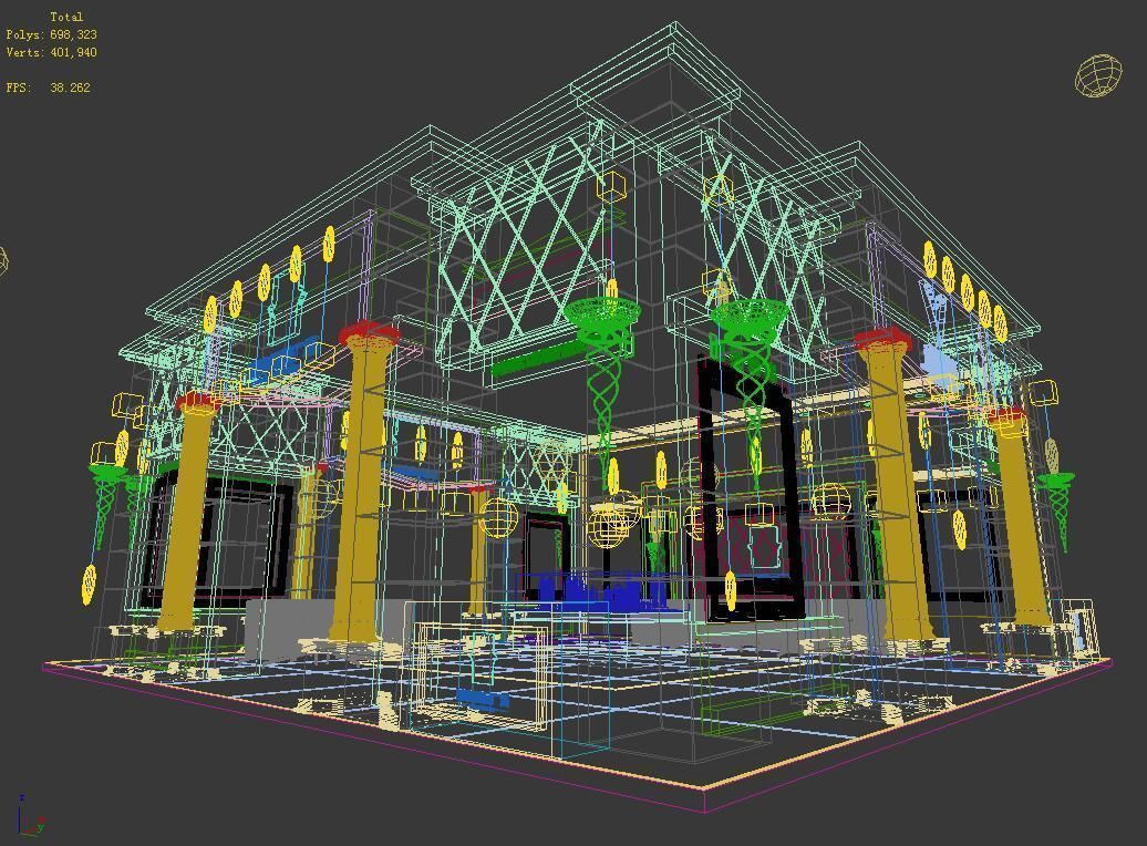 Exhibition - Area - 11X11-3DMAX2009-017 3D model_5