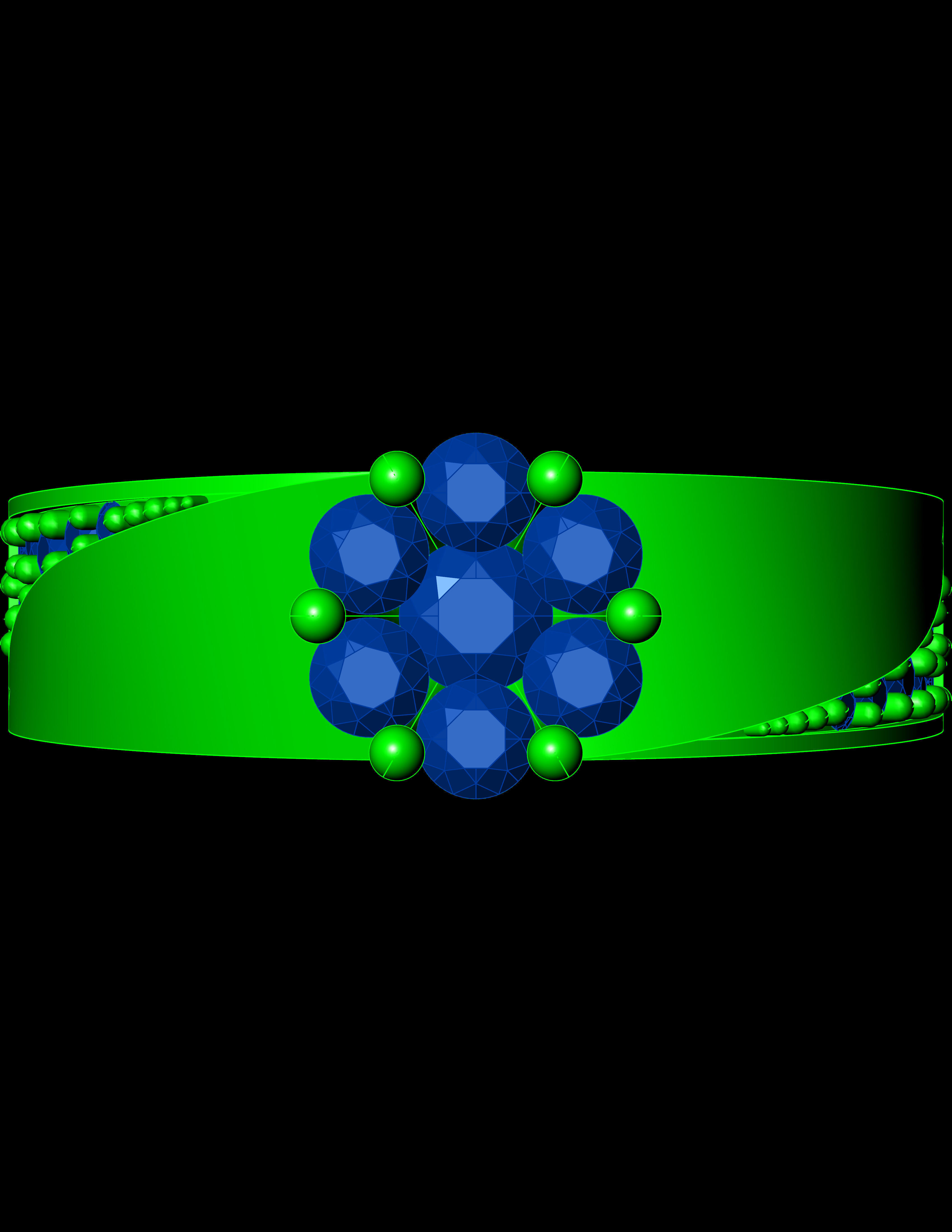 Solitaire  Ring A15 3D print model_10