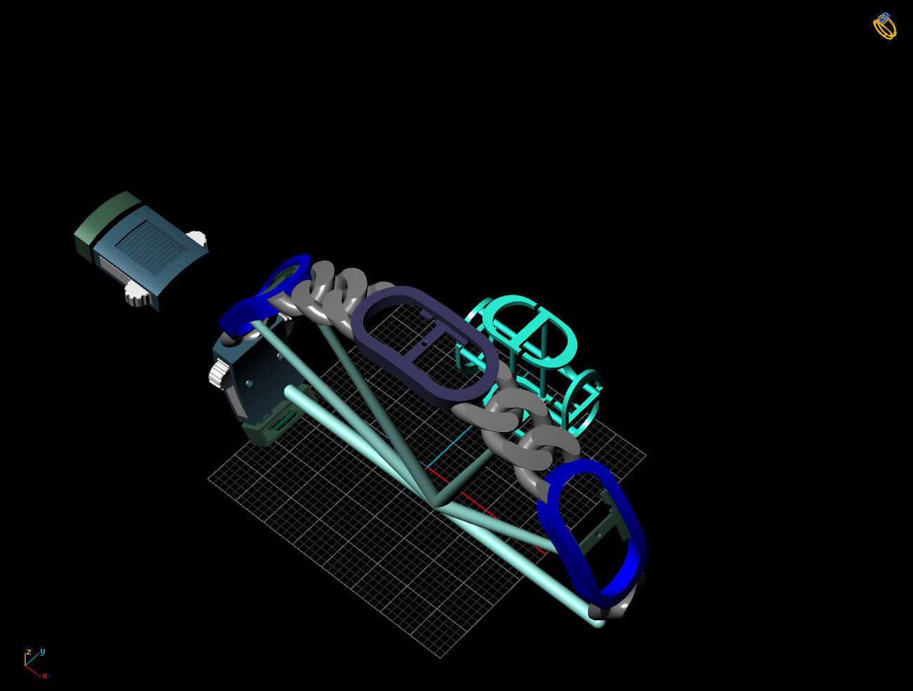 10 MM CUBAN LINK CHAIN FOR BRACELET 3D print model_6