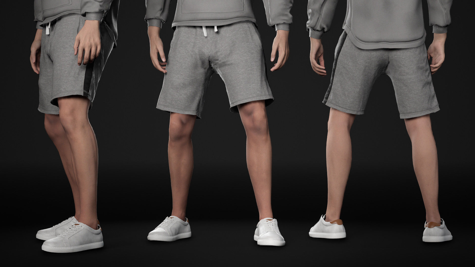 Mens and Womens Sport outfits 3D Model Collection_57
