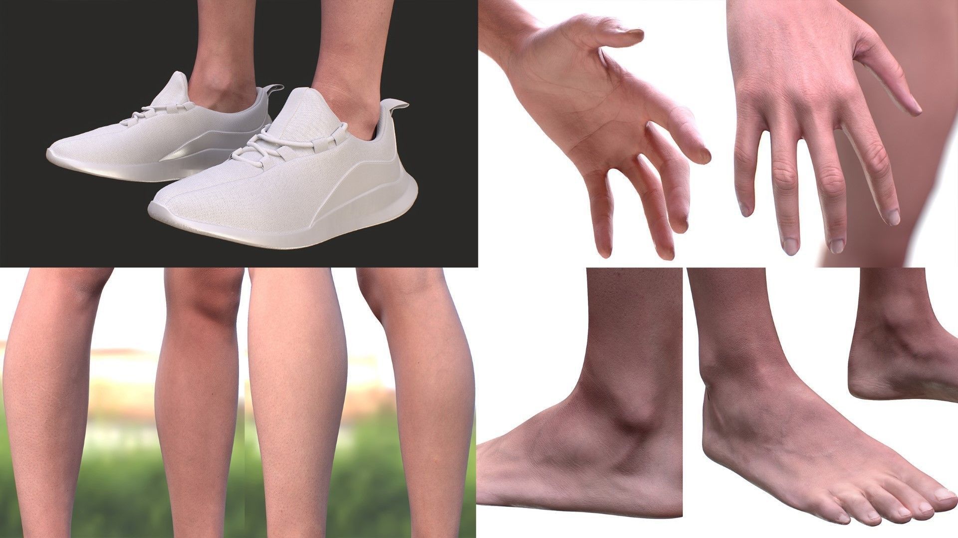 Mens and Womens Sport outfits 3D Model Collection_22