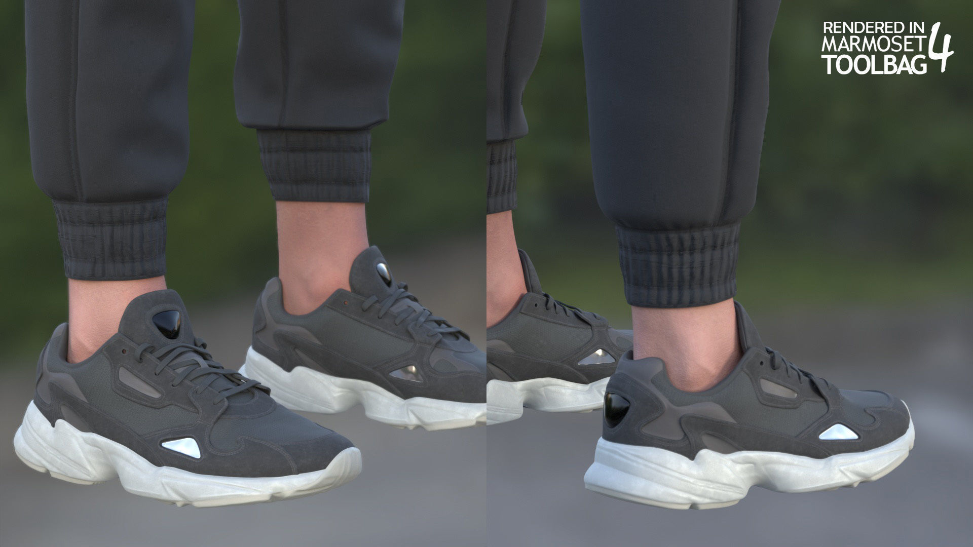 Mens and Womens Sport outfits 3D Model Collection_41