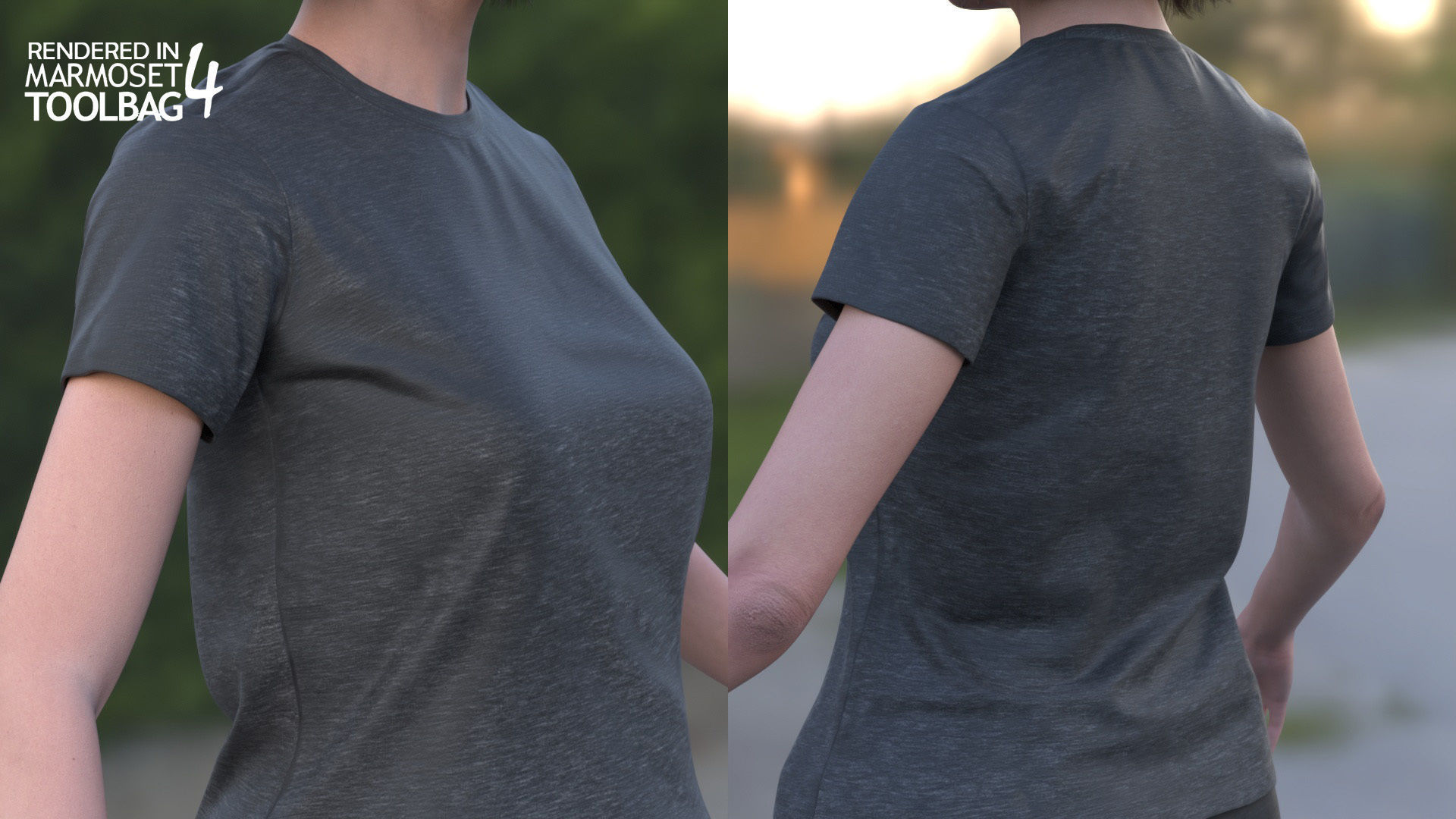 Mens and Womens Sport outfits 3D Model Collection_26