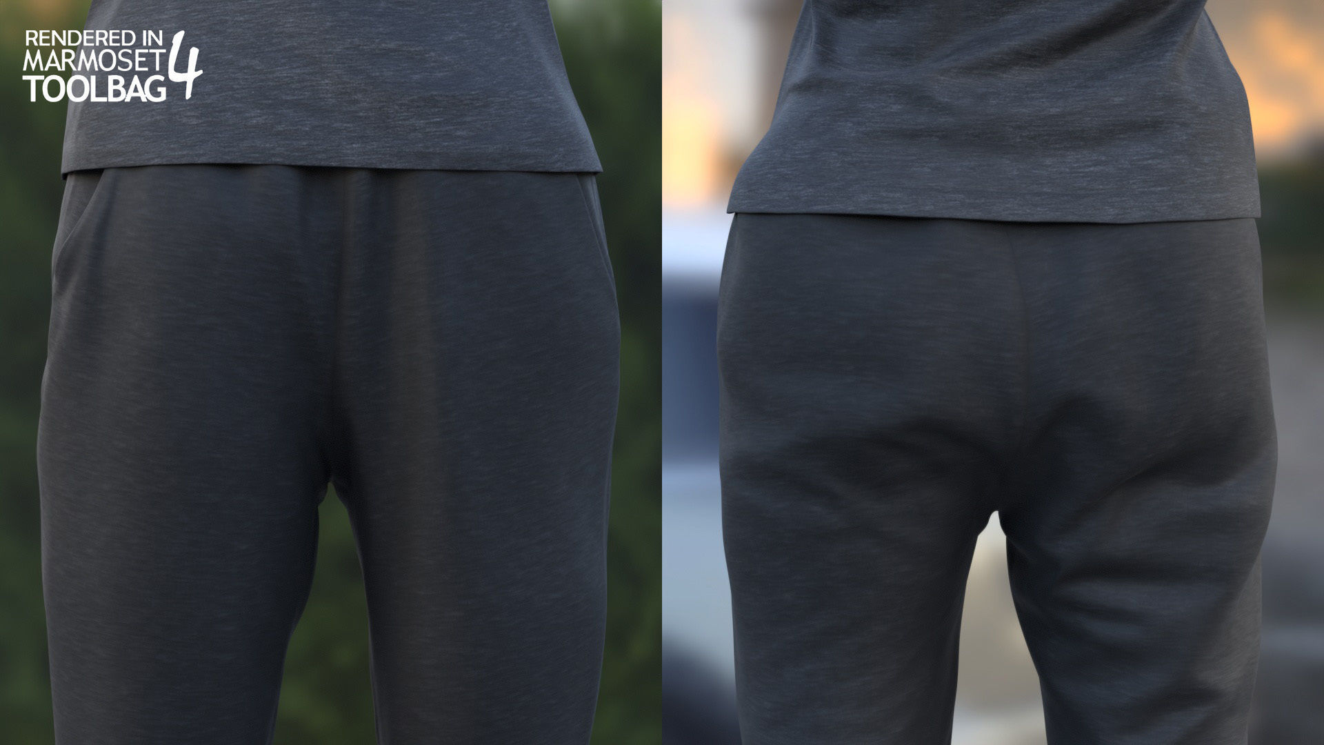 Mens and Womens Sport outfits 3D Model Collection_32