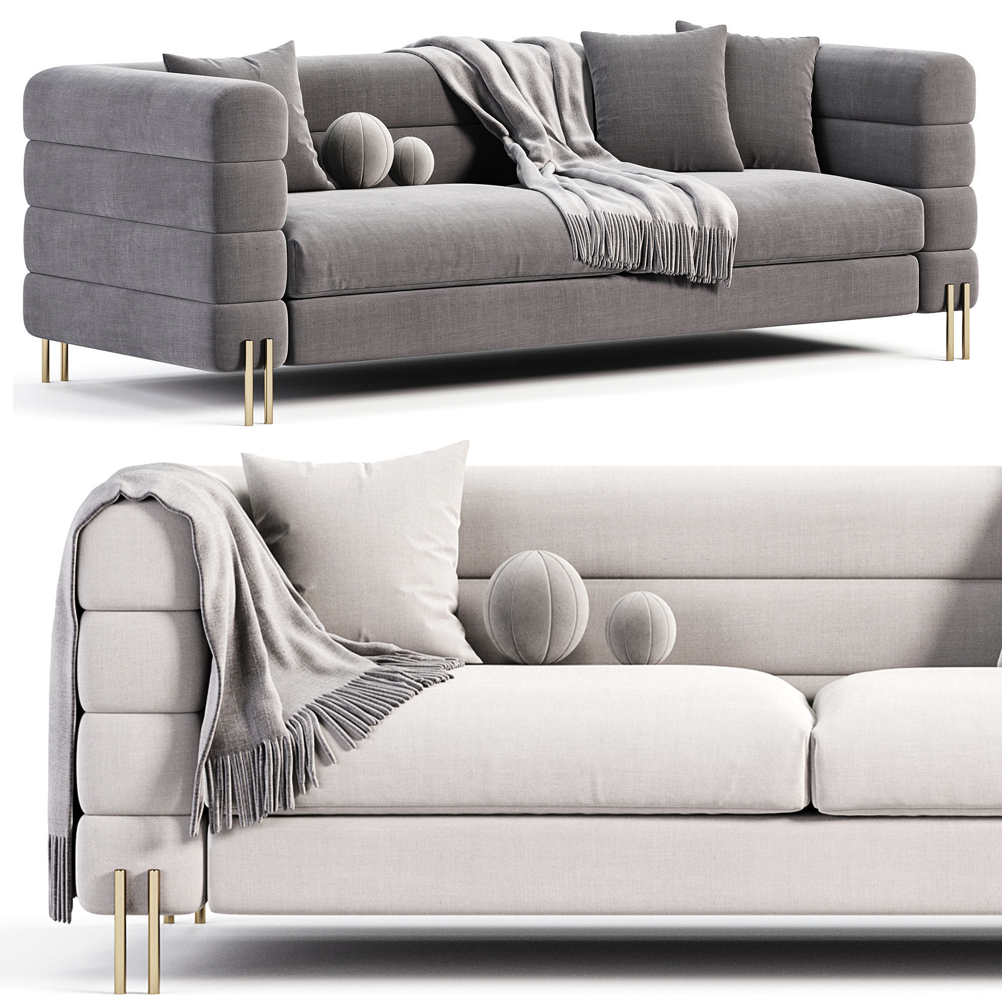 York Sofa 3D model_3