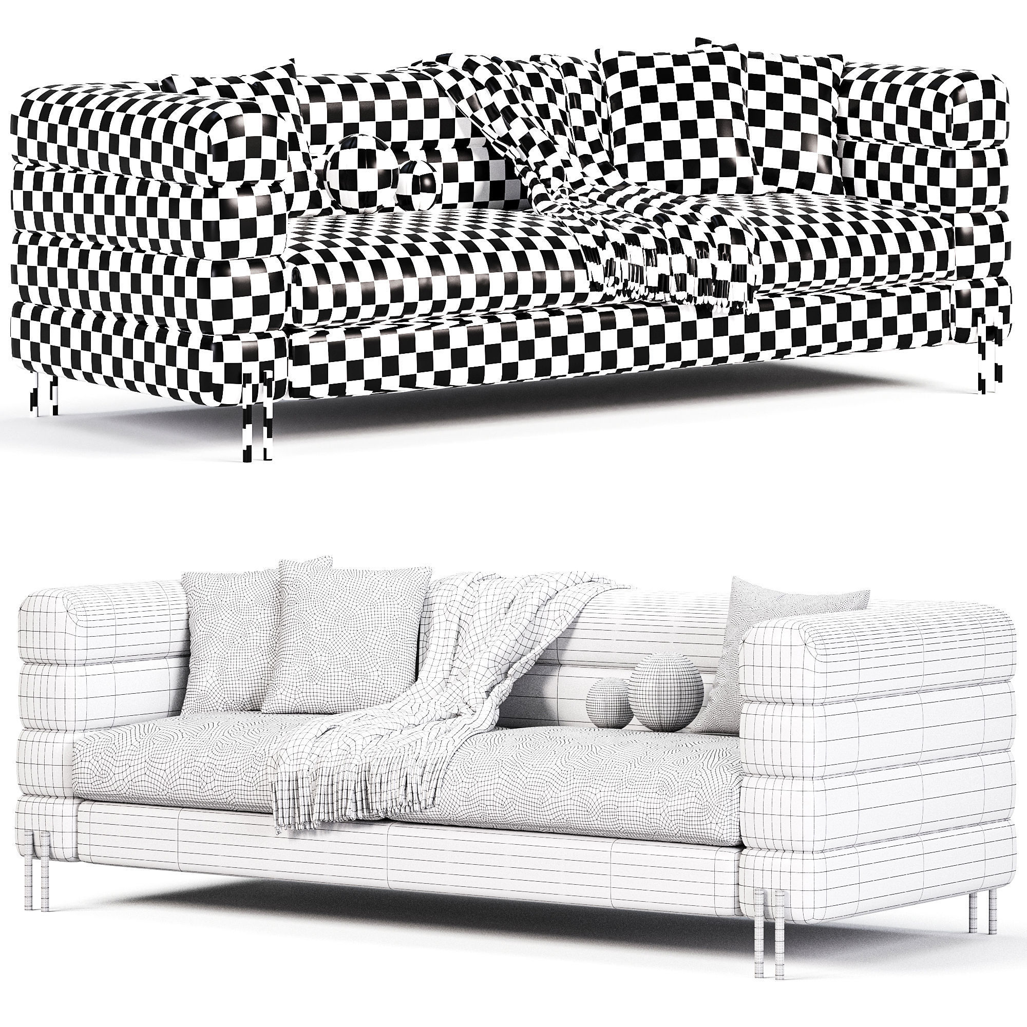 York Sofa 3D model_4