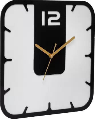 3D print large decorative square new wall clock 3D print model_4