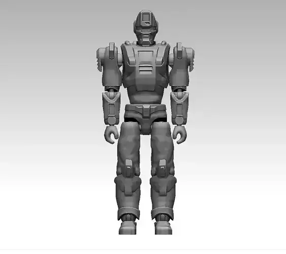 Cybercop Marte ARTICULATED ACTION FIGURE 100mm 3D print model