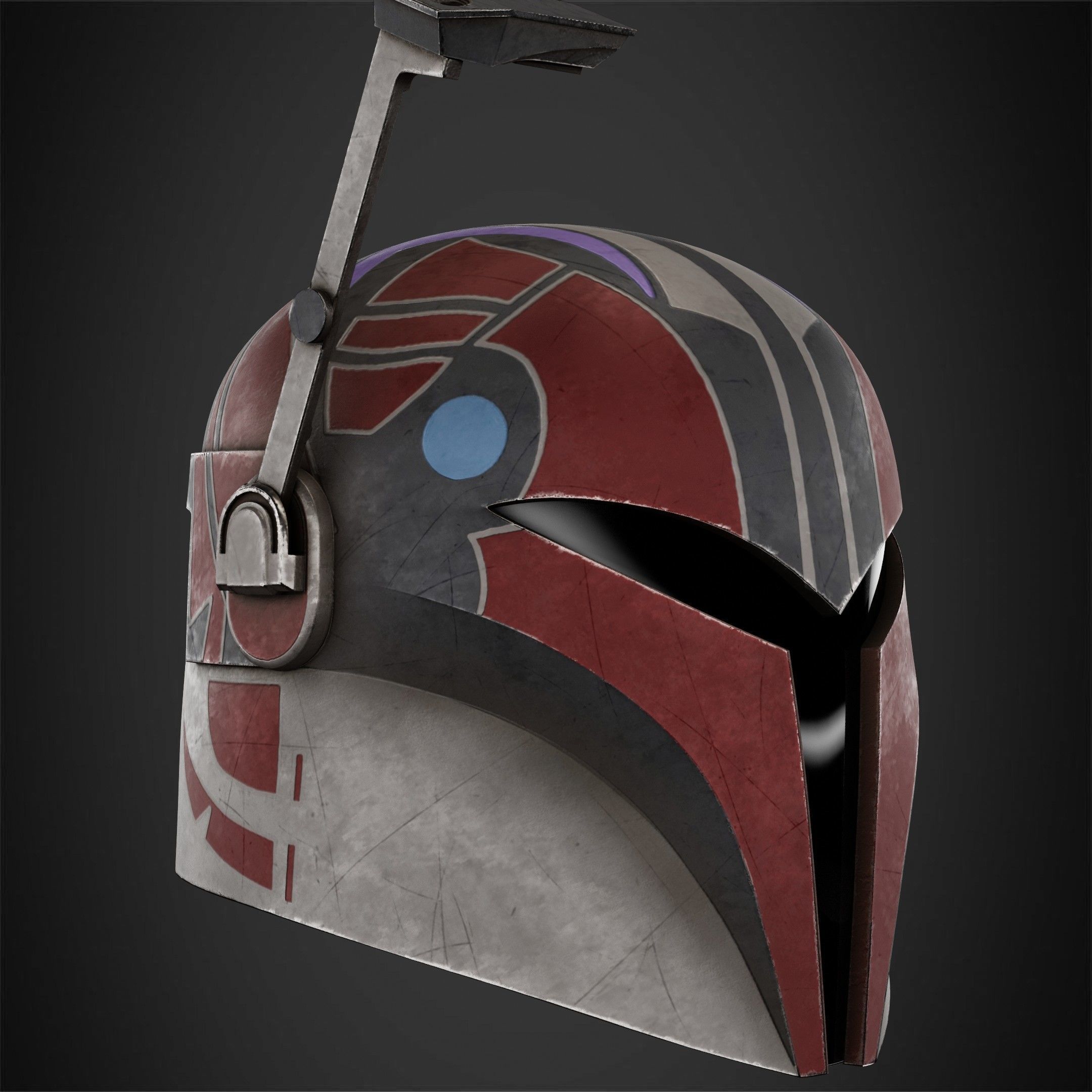 Sabine Wren Helmet for Cosplay 3D print model_9