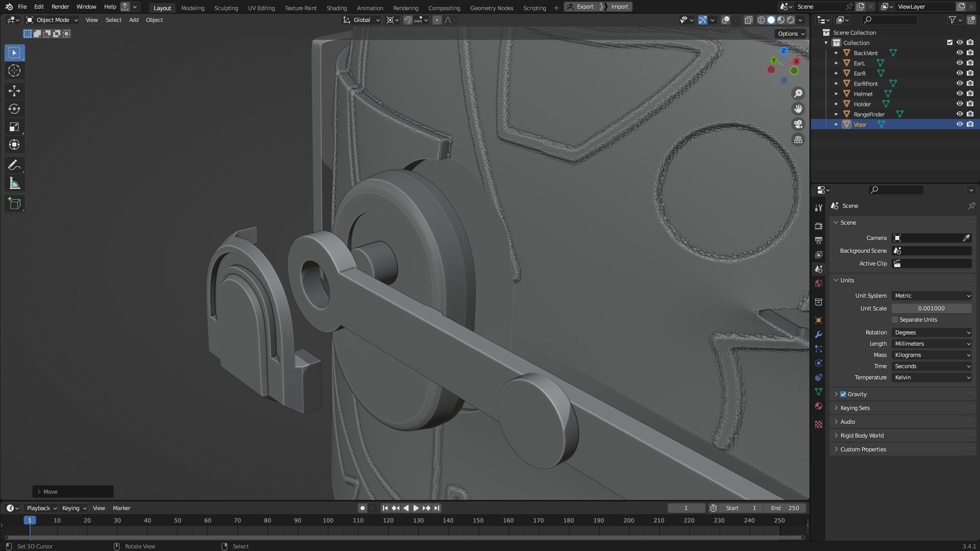 Sabine Wren Helmet for Cosplay 3D print model_14
