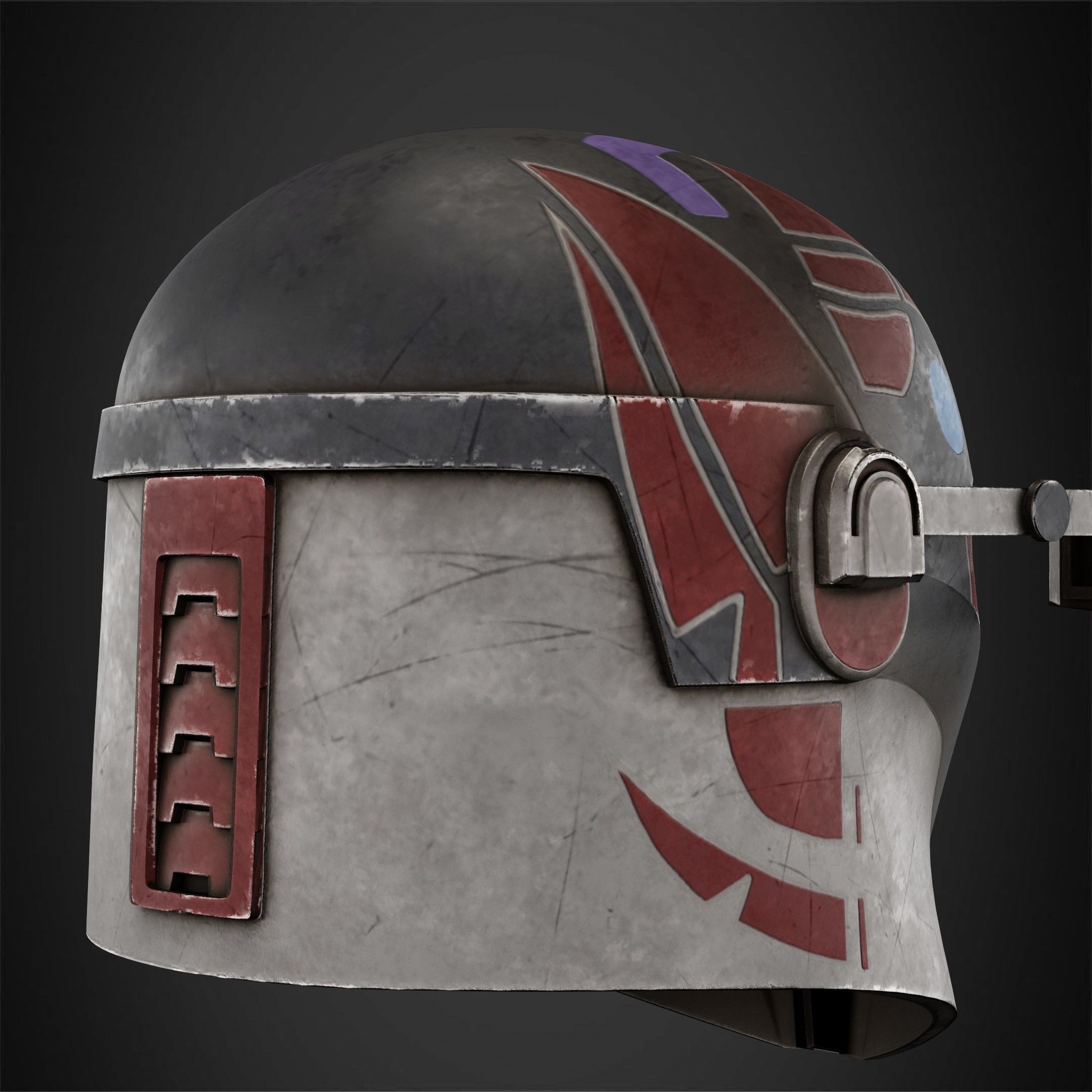 Sabine Wren Helmet for Cosplay 3D print model_7