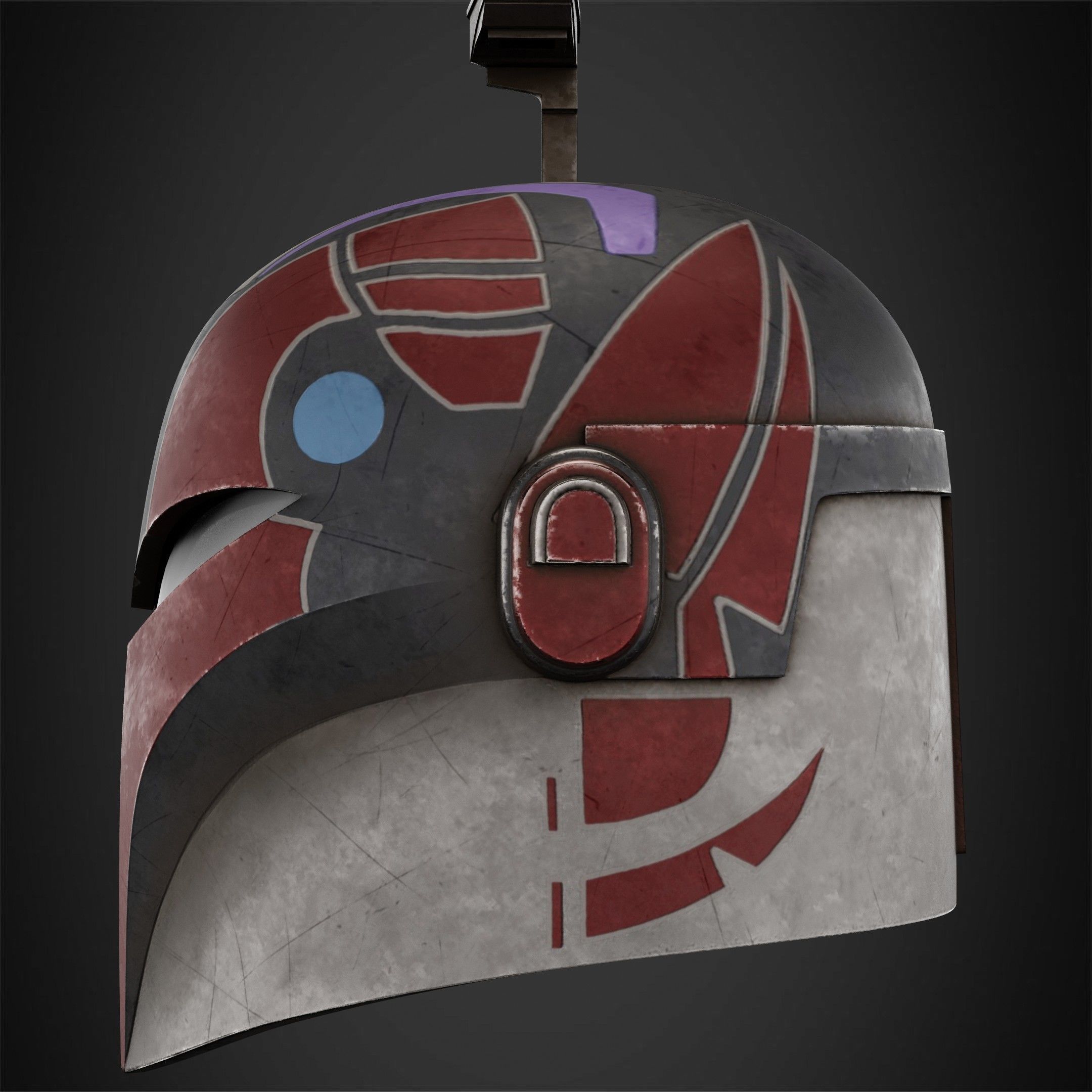 Sabine Wren Helmet for Cosplay 3D print model_4