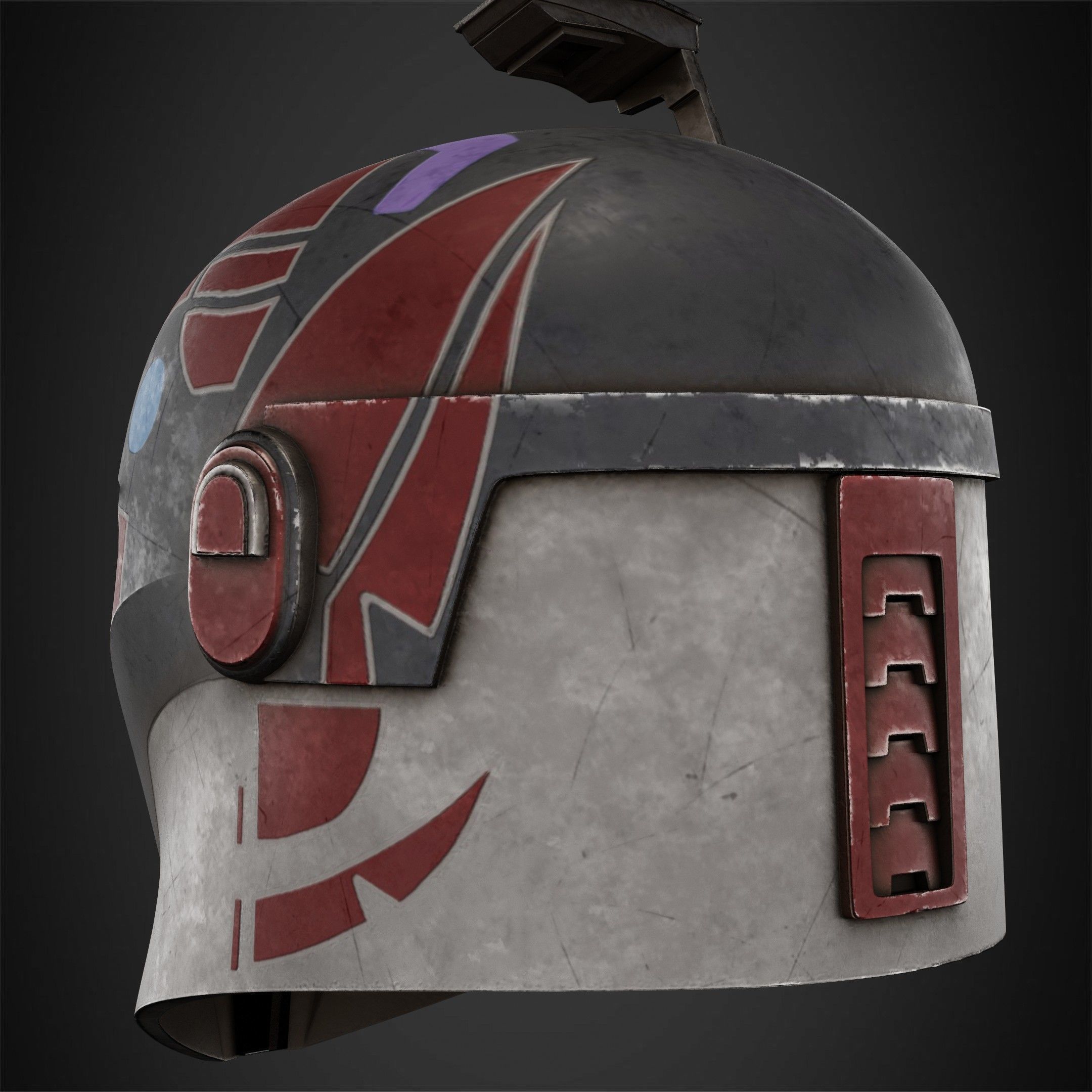 Sabine Wren Helmet for Cosplay 3D print model_5