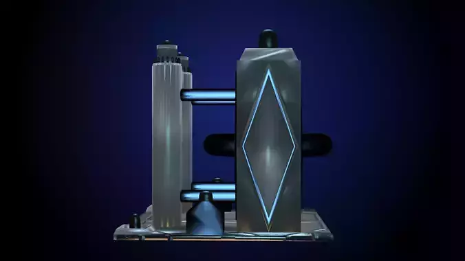 Sci-Fi Structure II 3D model