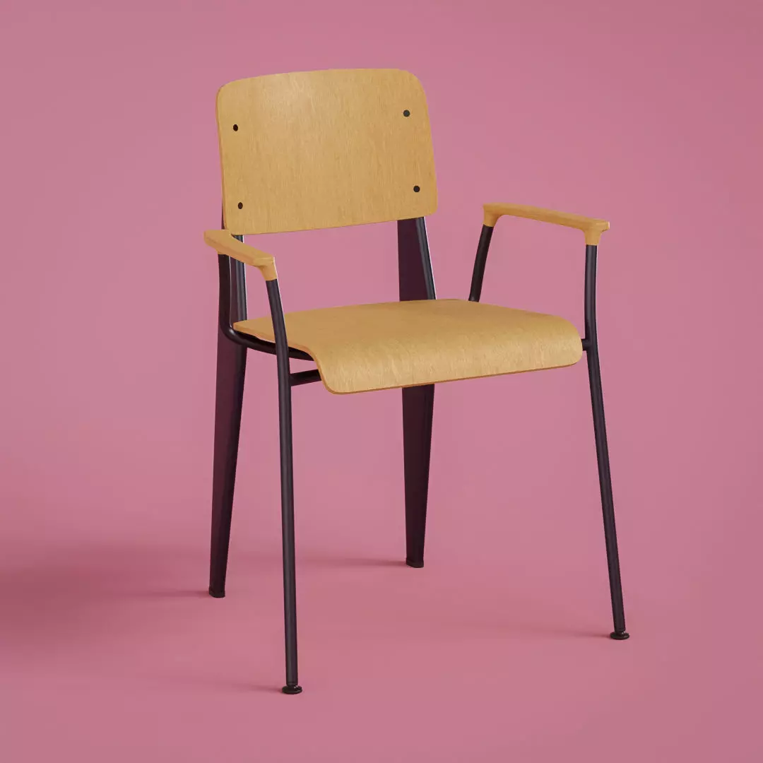 Pipe Chair 3D model_0