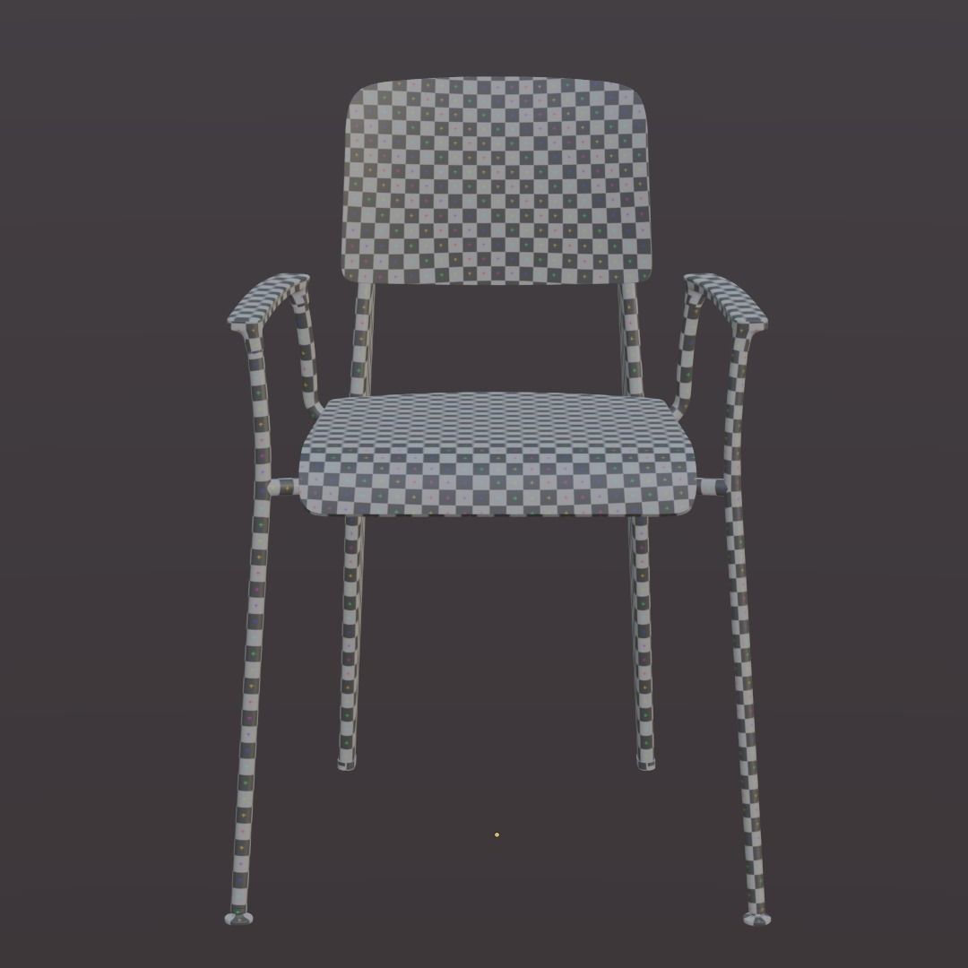 Pipe Chair 3D model_6