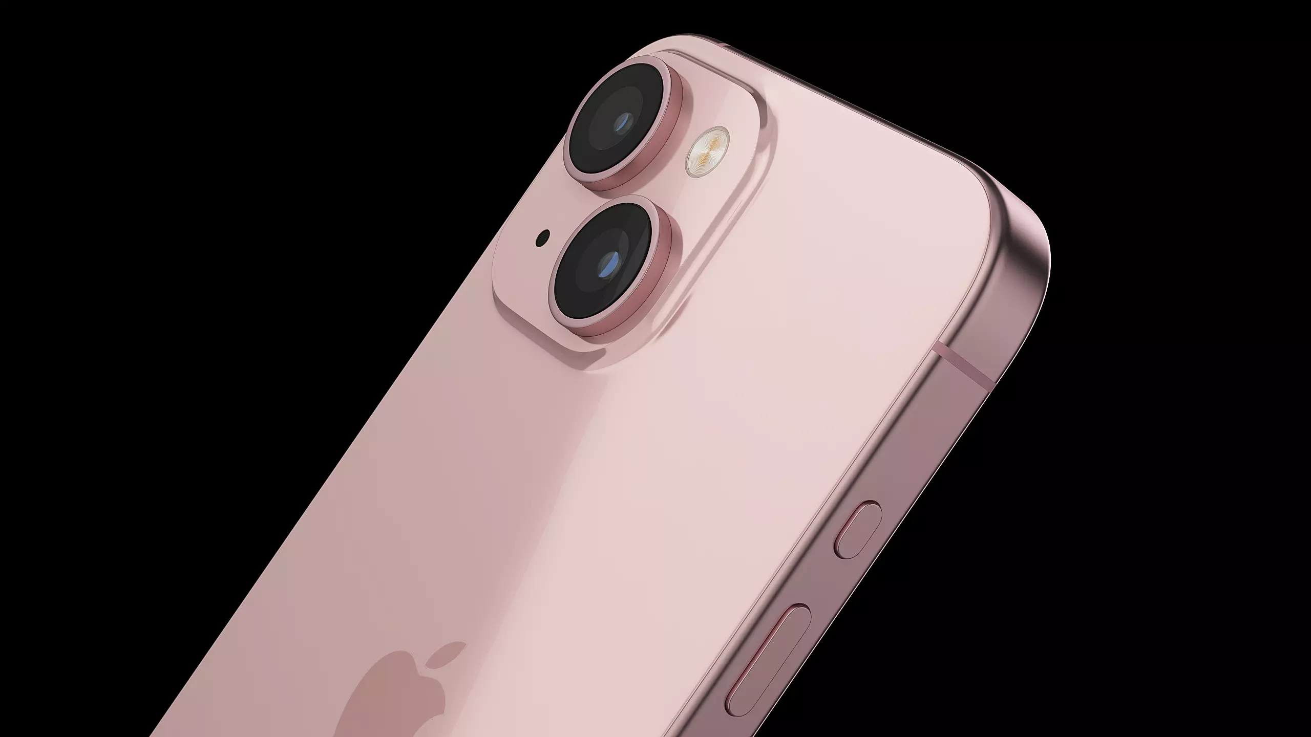 Apple iPhone 15 iPhone 15 Plus flagship pink new color 3D model_0