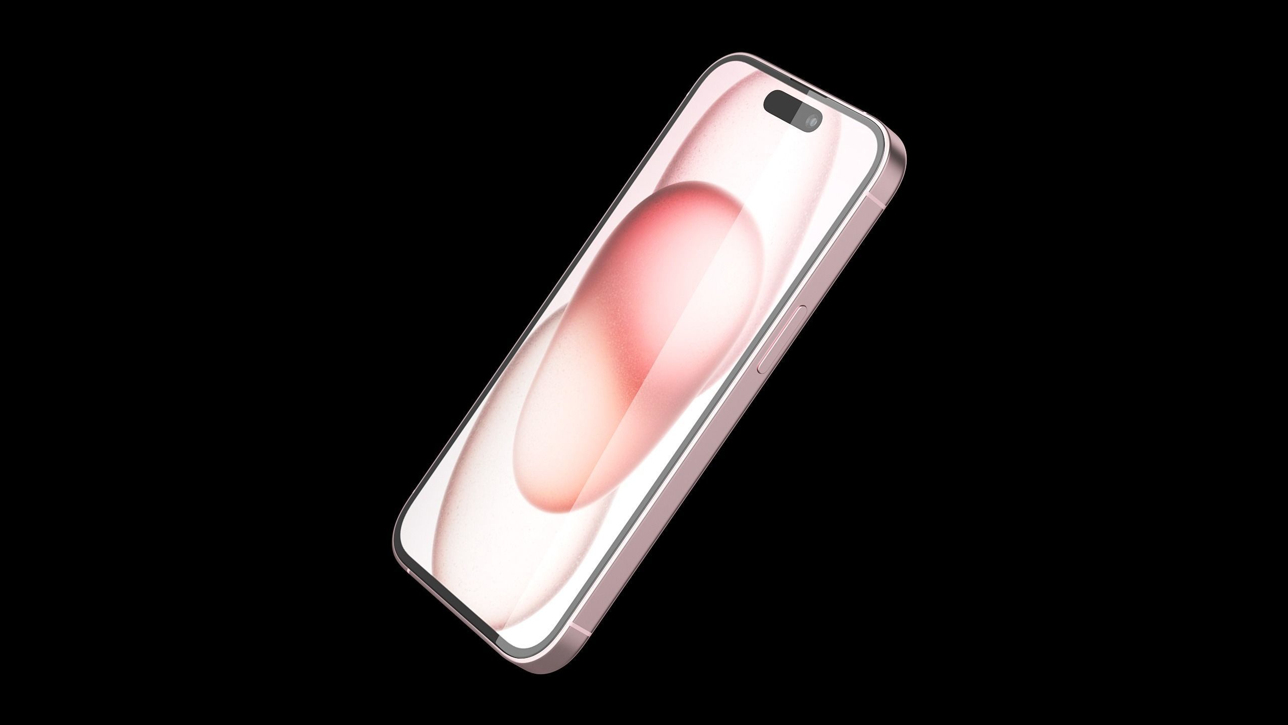Apple iPhone 15 iPhone 15 Plus flagship pink new color 3D model_3