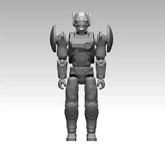 Cybercop Saturno - ARTICULATED ACTION FIGURE 100mm