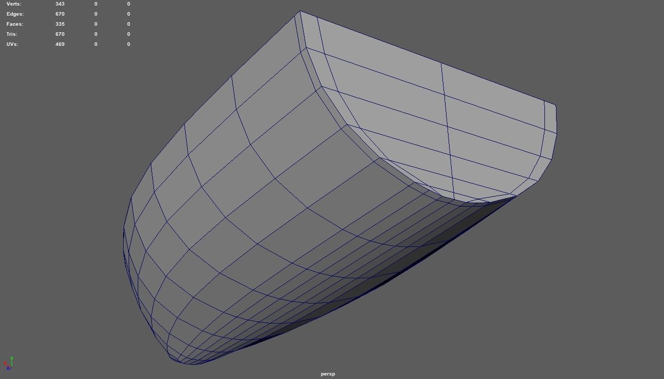 Low Poly Boat 05 Low-poly 3D model_13