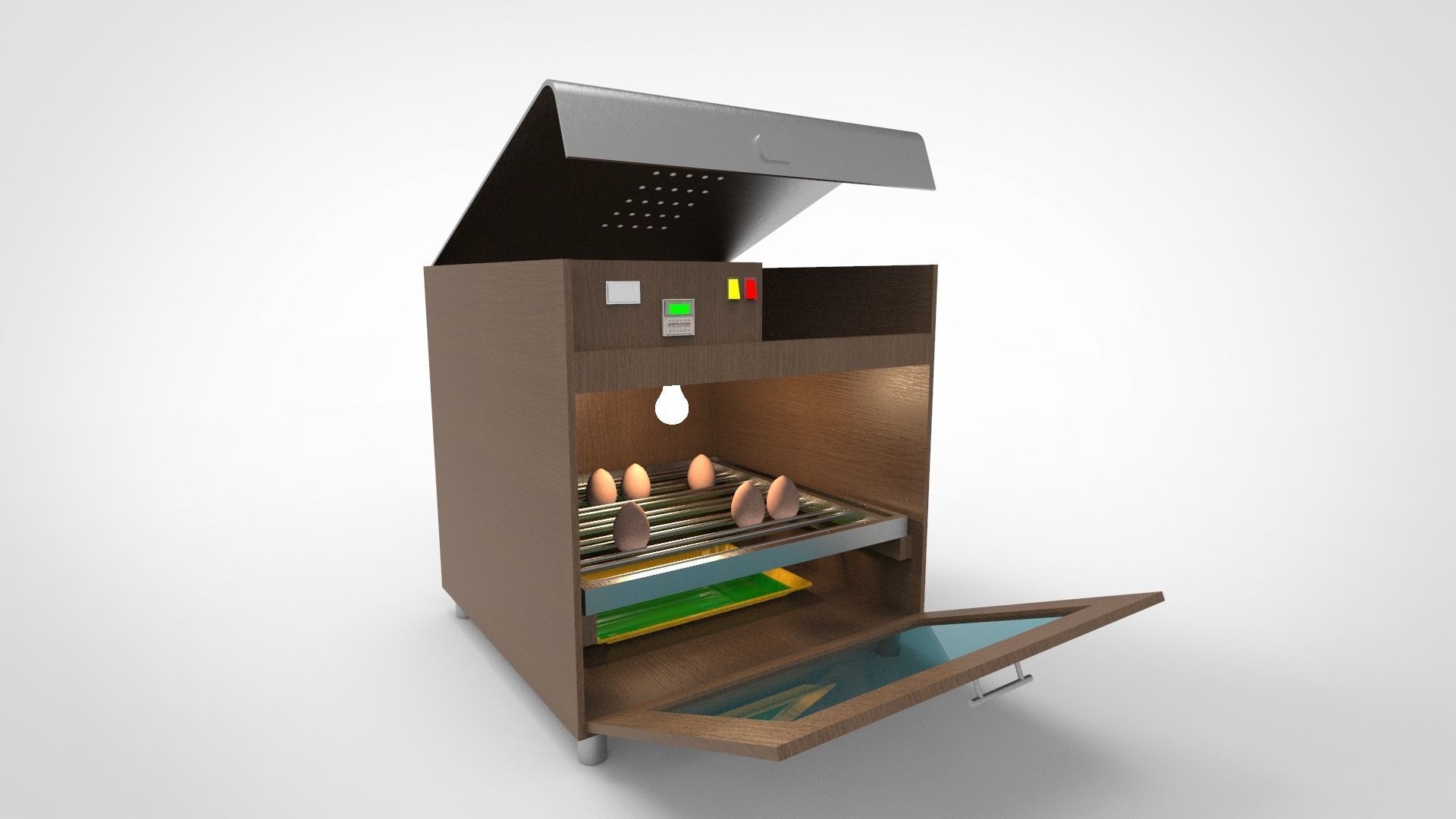 egg incubator  3D model_1