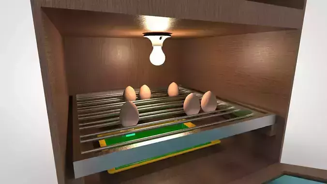 egg incubator  3D model