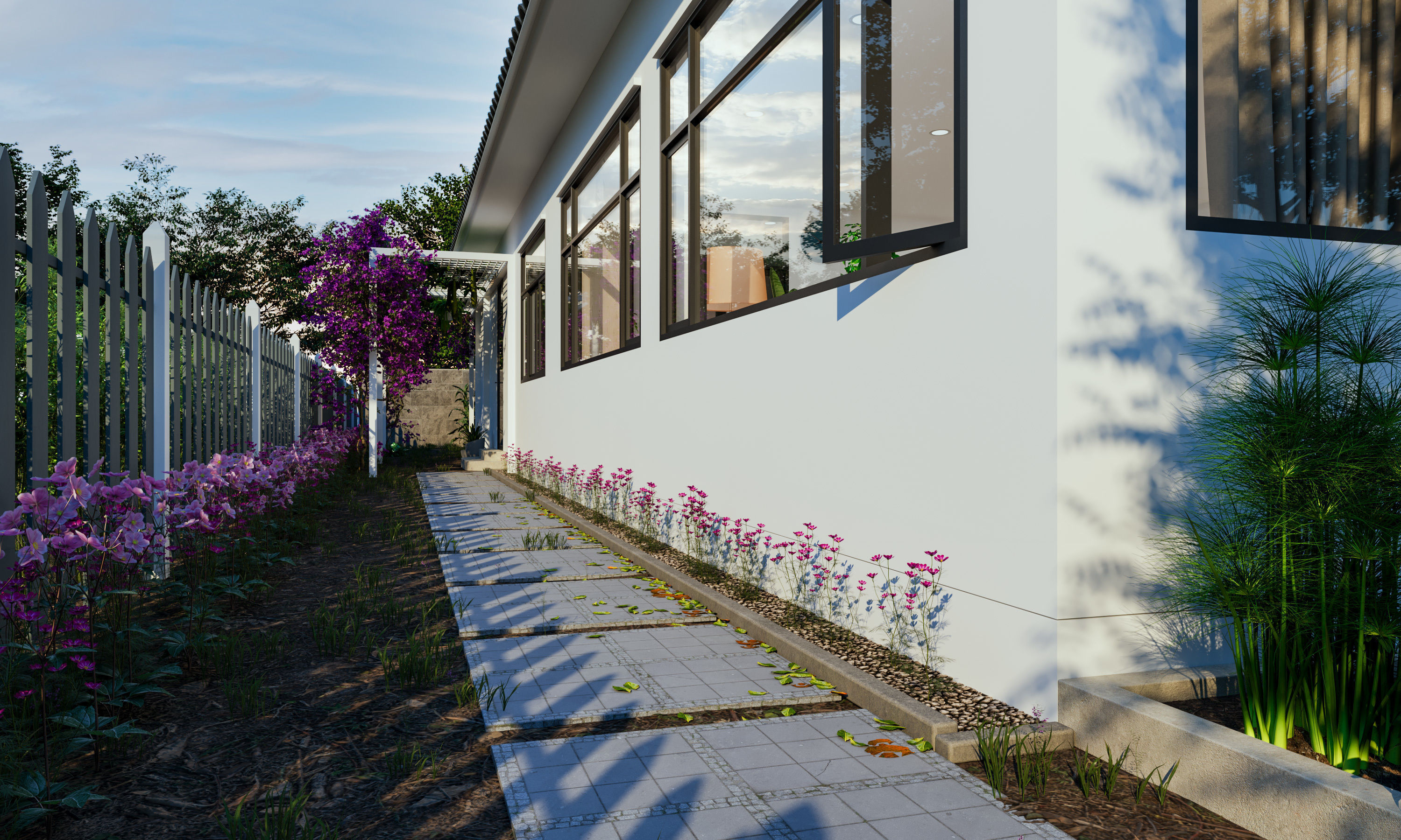 House in the countryside 3D model_6