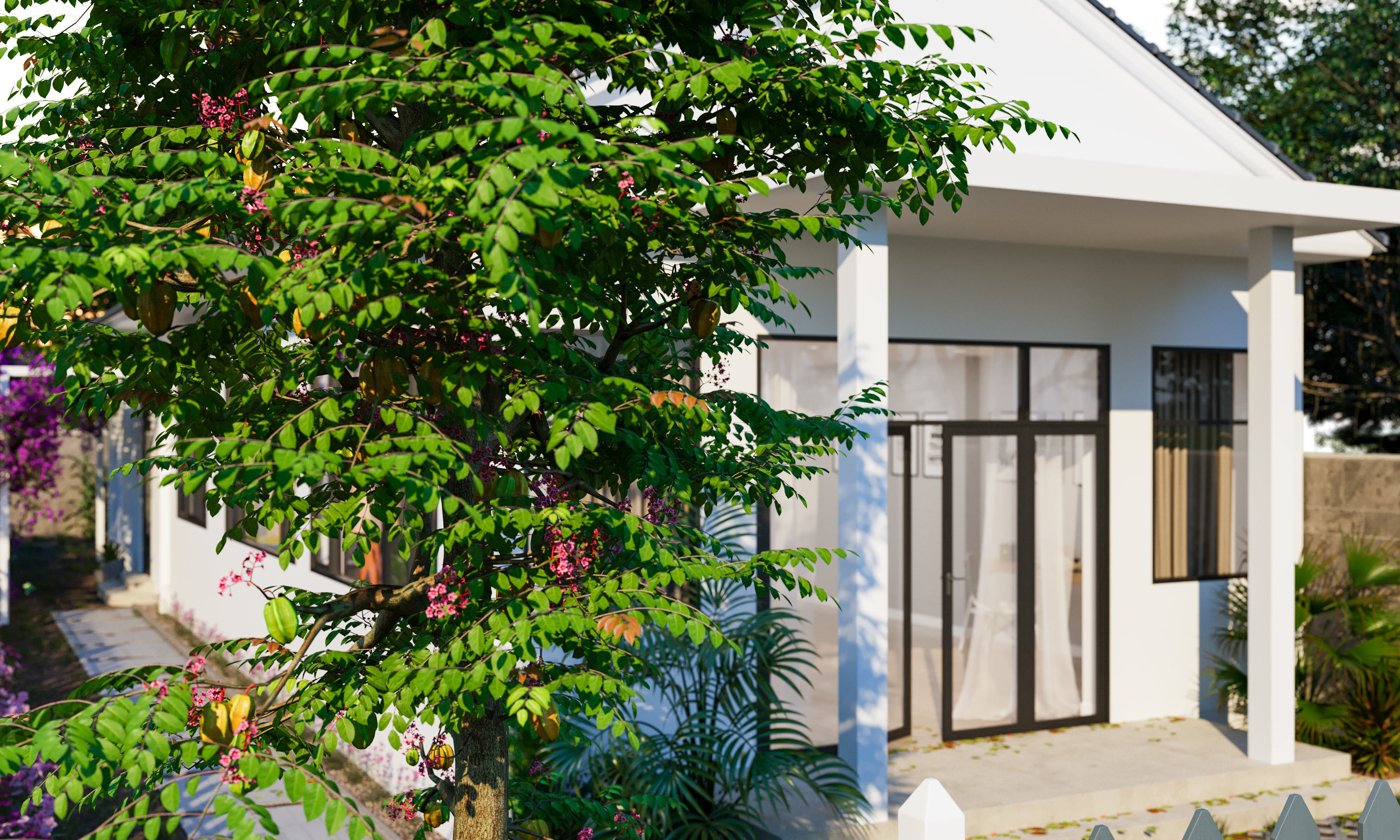 House in the countryside 3D model_3