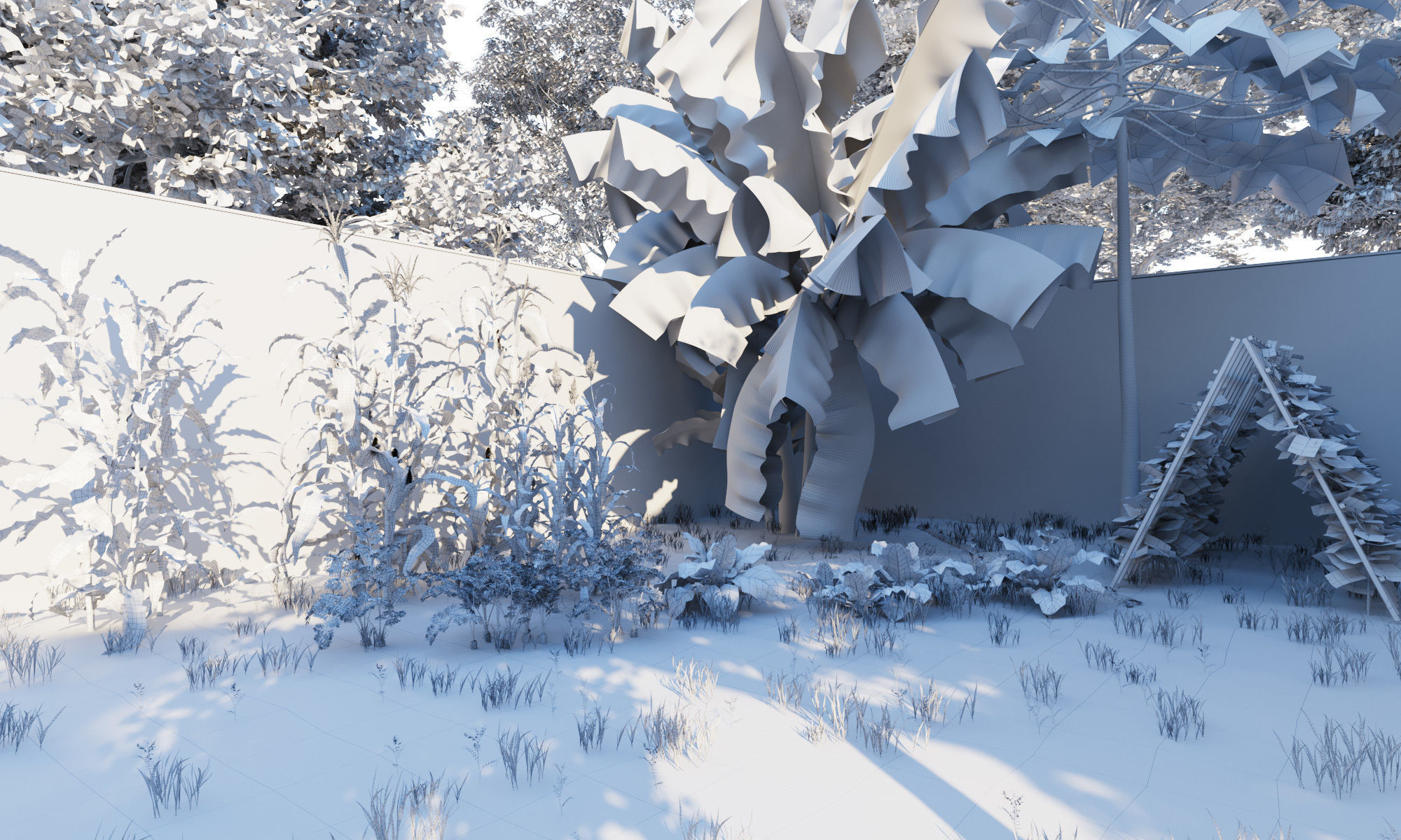 House in the countryside 3D model_5