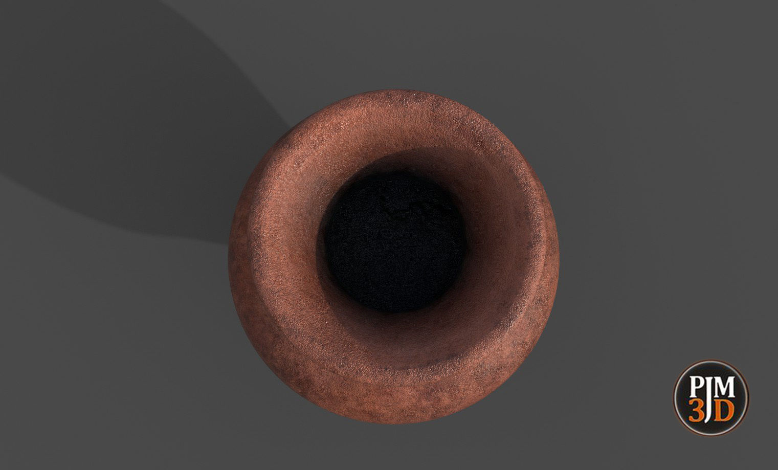 Earthenware Vase-Version 3 Low-poly 3D model_8