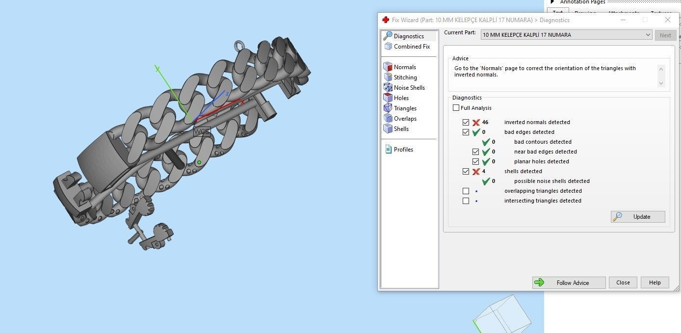 10 MM CUBAN LINK CHAIN FOR BRACELET 3D print model_12